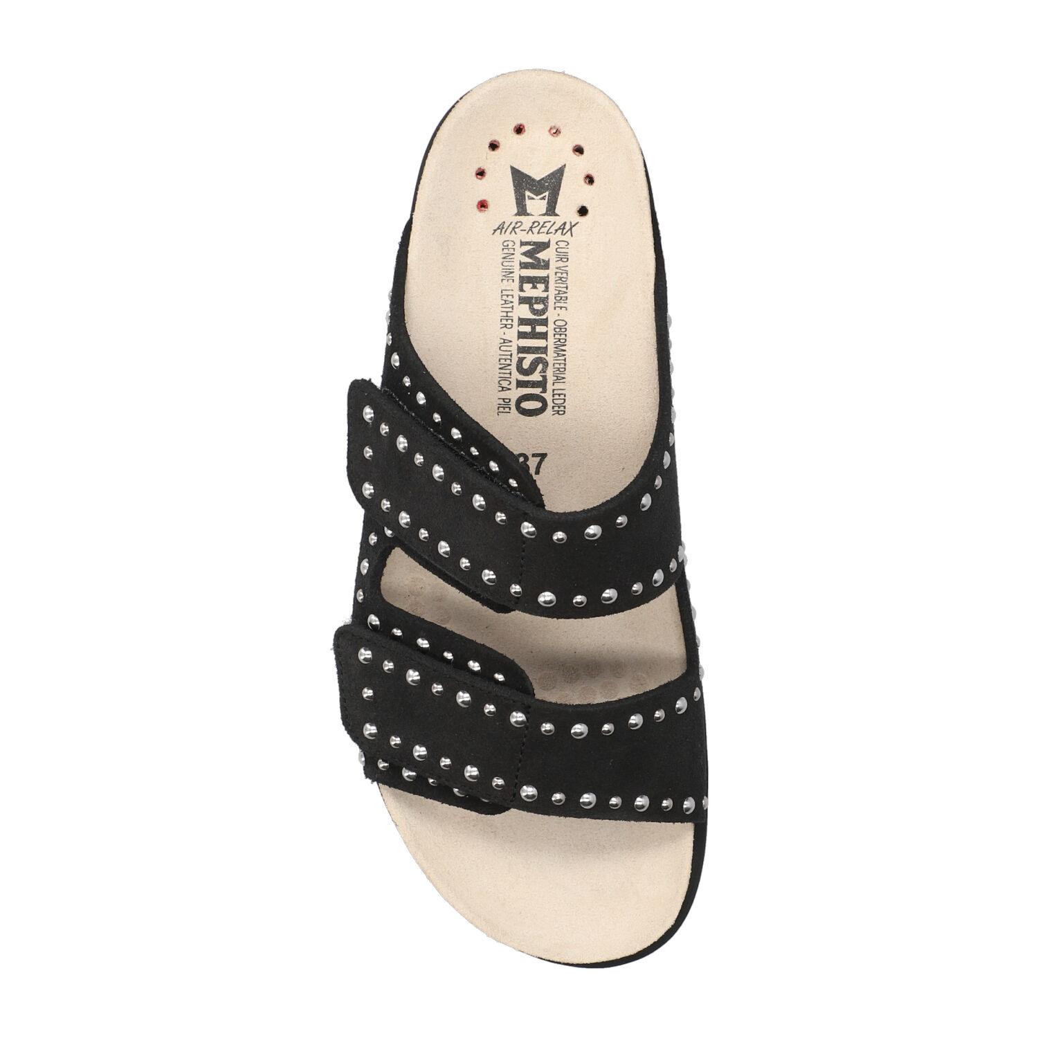 mules femme modèle Hestelle Noir - Mephisto